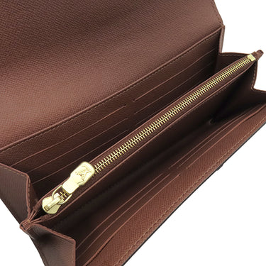 ルイヴィトン LOUIS VUITTON ポルトフォイユ サラ M60531 モノグラム モノグラムキャンバス 長財布 ゴールド金具 茶