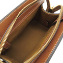 セリーヌ CELINE ティーン カバ ドゥ フランス 191992BZJ タン レザー トリオンフキャンバス ショルダーバッグ ゴールド金具 トリオンフ 黒 茶