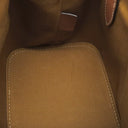 セリーヌ CELINE ティーン カバ ドゥ フランス 191992BZJ タン レザー トリオンフキャンバス ショルダーバッグ ゴールド金具 トリオンフ 黒 茶