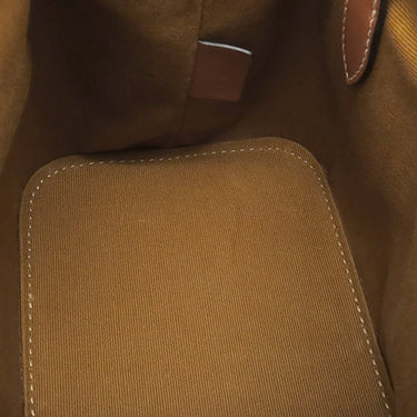 セリーヌ CELINE ティーン カバ ドゥ フランス 191992BZJ タン レザー トリオンフキャンバス ショルダーバッグ ゴールド金具 トリオンフ 黒 茶