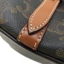 セリーヌ CELINE ティーン カバ ドゥ フランス 191992BZJ タン レザー トリオンフキャンバス ショルダーバッグ ゴールド金具 トリオンフ 黒 茶