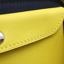 エルメス HERMES ヌーヴォートゥーゴー モーヴシルベストル×ライム×キュイーブル ヴォースイフト ヴォーエプソン 長財布 シルバー金具 ピンク 黄色