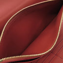 セリーヌ CELINE トライフォールデッド マルチファンクション 105853A3K.21CL コーラル レザー 長財布 ゴールド金具 赤 ポケット