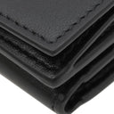 バレンシアガ BALENCIAGA キャッシュ コンパクトウォレット 594312 ブラック レザー 三つ折り財布 シルバー金具 黒 エブリデイ