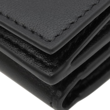 バレンシアガ BALENCIAGA キャッシュ コンパクトウォレット 594312 ブラック レザー 三つ折り財布 シルバー金具 黒 エブリデイ