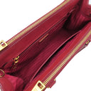 プラダ PRADA ミディアムバッグ 1BA863 FUOCO サフィアーノレザー 2WAYバッグ ゴールド金具 赤 ショルダー ガレリア