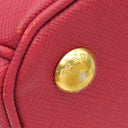 プラダ PRADA ミディアムバッグ 1BA863 FUOCO サフィアーノレザー 2WAYバッグ ゴールド金具 赤 ショルダー ガレリア