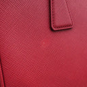 プラダ PRADA ミディアムバッグ 1BA863 FUOCO サフィアーノレザー 2WAYバッグ ゴールド金具 赤 ショルダー ガレリア