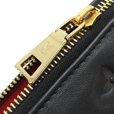 ルイヴィトン LOUIS VUITTON クッサン BB M21259 ブラック ラムレザー 2WAYバッグ ゴールド金具 黒 チェーンショルダー クラッチ