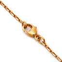 エルメス HERMES ポップアッシュ ミニ ペンダント マロングラッセ×ローズゴールド GP ラッカー ネックレス ローズゴールド金具 薄茶 Hモチーフ