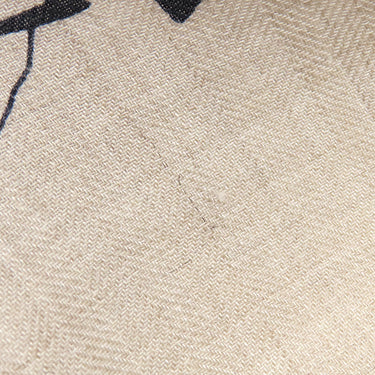 エルメス HERMES ショール カレ140 CARRE カレジェアン ベージュ×ブラック カシミヤ シルク ストール 【JUNGLE LOVE /ジャングルラブ】