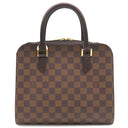 ルイヴィトン LOUIS VUITTON トリアナ N51155 ダミエエベヌ ダミエキャンバス ハンドバッグ ゴールド金具 茶