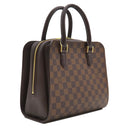 ルイヴィトン LOUIS VUITTON トリアナ N51155 ダミエエベヌ ダミエキャンバス ハンドバッグ ゴールド金具 茶