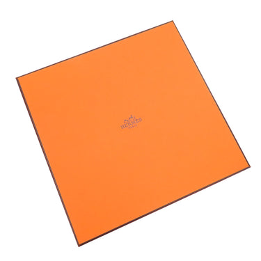 エルメス HERMES カレ90 CARRE オレンジ×ブルー×マルチカラー シルク スカーフ 【Baobab Cat/バオバブ・キャット】