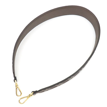 フェンディ FENDI ストラップ ユー 8AV077 A5PJ ブラウン×ブラック レザー ショルダーストラップ ゴールド金具 ズッカ柄 茶