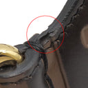 フェンディ FENDI ストラップ ユー 8AV077 A5PJ ブラウン×ブラック レザー ショルダーストラップ ゴールド金具 ズッカ柄 茶