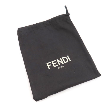 フェンディ FENDI ストラップ ユー 8AV077 A5PJ ブラウン×ブラック レザー ショルダーストラップ ゴールド金具 ズッカ柄 茶