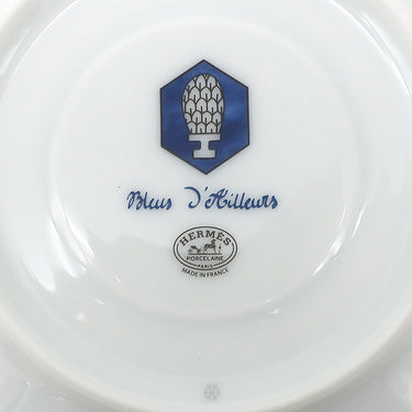 エルメス HERMES ブルーダイユール カップ&ソーサー 30016P ブルーXホワイト 磁器 食器 生産終了品 コーヒー ティー ポーセリン 1客 BLEUS d'AILLEURS