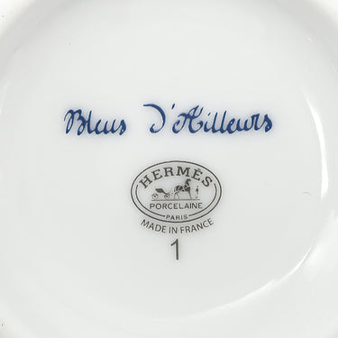 エルメス HERMES ボウル 3点セット ブルーXホワイト 磁器 食器 生産終了品 カフェオレ シリアル ポーセリン BLEUS d'AILLEURS