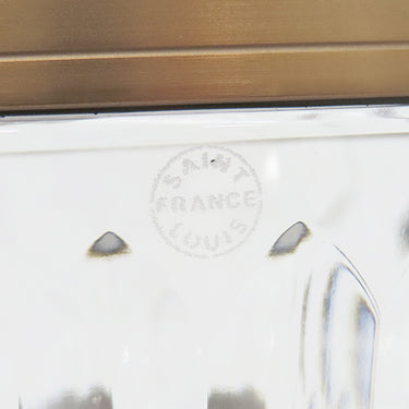 サンルイ SAINT LOUIS フォリア ミニポータブルランプ 150DF500 クリア×コッパー クリスタル アルミ 照明 HERMES エルメス テーブルランプ 照明