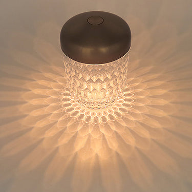 サンルイ SAINT LOUIS フォリア ミニポータブルランプ 150DF500 クリア×コッパー クリスタル アルミ 照明 HERMES エルメス テーブルランプ 照明