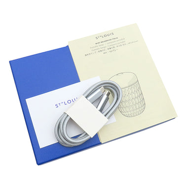 サンルイ SAINT LOUIS フォリア ミニポータブルランプ 150DF500 クリア×コッパー クリスタル アルミ 照明 HERMES エルメス テーブルランプ 照明