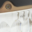 サンルイ SAINT LOUIS フォリア ポータブルランプ 1506E500 クリア×ブラック クリスタル ウッド 照明 HERMES エルメス テーブルランプ どんぐり 照明