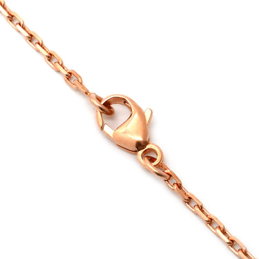 エルメス HERMES ポップアッシュ ミニ ペンダント ブラック×ローズゴールド GP ラッカー ネックレス ピンクゴールド Hモチーフ 新品 未使用