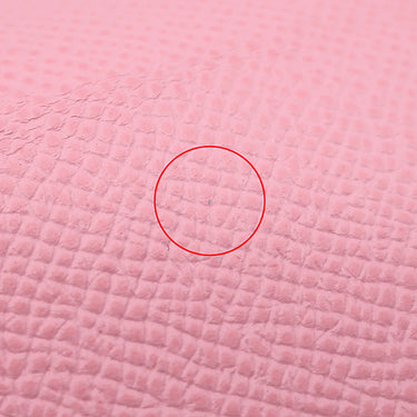 エルメス HERMES カルヴィ ローズコンフェッティ ヴォーエプソン カードケース シルバー金具 カード入れ