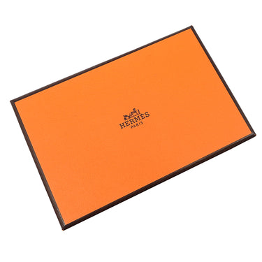 エルメス HERMES カルヴィ ローズコンフェッティ ヴォーエプソン カードケース シルバー金具 カード入れ