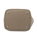 エルメス HERMES ピコタンロックMM エトゥープ トリヨンクレマンス ハンドバッグ シルバー金具 新品 未使用 グレージュ