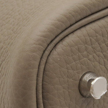 エルメス HERMES ピコタンロックMM エトゥープ トリヨンクレマンス ハンドバッグ シルバー金具 新品 未使用 グレージュ