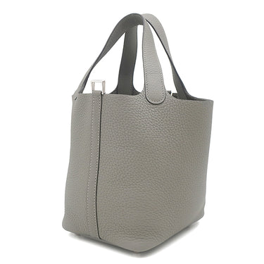 エルメス HERMES ピコタンロックPM グリメイヤー トリヨンクレマンス ハンドバッグ シルバー金具 新品 未使用