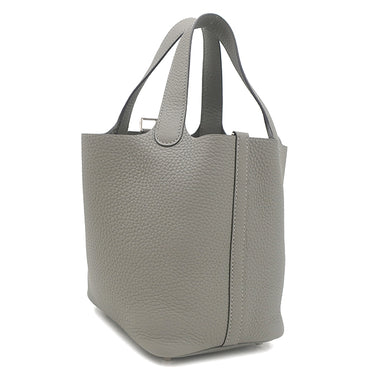 エルメス HERMES ピコタンロックPM グリメイヤー トリヨンクレマンス ハンドバッグ シルバー金具 新品 未使用