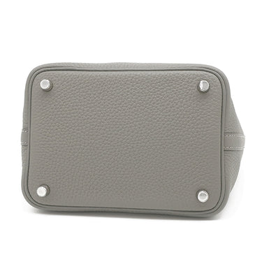 エルメス HERMES ピコタンロックPM グリメイヤー トリヨンクレマンス ハンドバッグ シルバー金具 新品 未使用