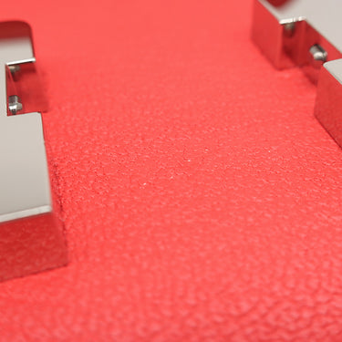 エルメス HERMES コンスタンス3 ミニ ミロワール ローズテキサス シェーブル ショルダーバッグ シルバー金具