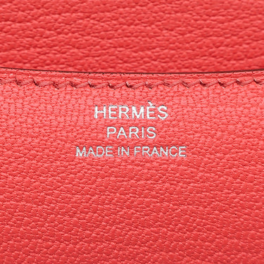 エルメス HERMES コンスタンス3 ミニ ミロワール ローズテキサス シェーブル ショルダーバッグ シルバー金具