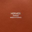 エルメス HERMES ボリード35 リラックス フォーブ ヴォーシッキム ハンドバッグ シルバー金具 茶