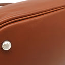 エルメス HERMES ボリード35 リラックス フォーブ ヴォーシッキム ハンドバッグ シルバー金具 茶