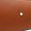 エルメス HERMES ボリード35 リラックス フォーブ ヴォーシッキム ハンドバッグ シルバー金具 茶