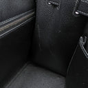 エルメス HERMES ケリー28 外縫い ブラック ヴォーエプソン 2WAYバッグ シルバー金具 黒 ショルダー