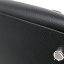 エルメス HERMES ケリー28 外縫い ブラック ヴォーエプソン 2WAYバッグ シルバー金具 黒 ショルダー