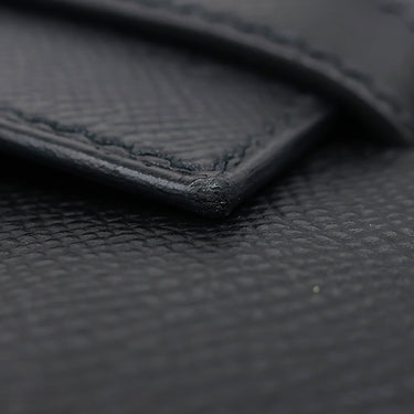 エルメス HERMES ケリー28 外縫い ブラック ヴォーエプソン 2WAYバッグ シルバー金具 黒 ショルダー