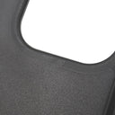 プラダ PRADA サフィアーノ トライアングル iPhoneカバー ブラック サフィアーノレザー ポリアミド 携帯・スマホアクセサリー シルバー金具 黒 三角ロゴ iPhone14 pro