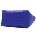 マルニ MARNI アニマル バスケットバッグ ブルー ポリプロピレン ハンドバッグ シルバー金具 青 犬 クリームドッグ マルニマーケット