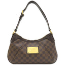 ルイヴィトン LOUIS VUITTON テムズPM N48180 ダミエエベヌ ダミエキャンバス ショルダーバッグ ゴールド金具 茶 ハンドバッグ ワンショルダー 肩掛け