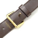 ルイヴィトン LOUIS VUITTON テムズPM N48180 ダミエエベヌ ダミエキャンバス ショルダーバッグ ゴールド金具 茶 ハンドバッグ ワンショルダー 肩掛け