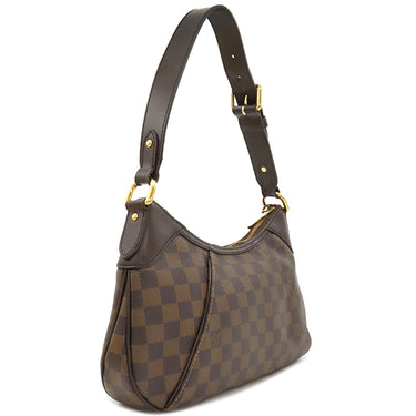 ルイヴィトン LOUIS VUITTON テムズPM N48180 ダミエエベヌ ダミエキャンバス ショルダーバッグ ゴールド金具 茶 ハンドバッグ ワンショルダー 肩掛け
