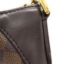 ルイヴィトン LOUIS VUITTON テムズPM N48180 ダミエエベヌ ダミエキャンバス ショルダーバッグ ゴールド金具 茶 ハンドバッグ ワンショルダー 肩掛け