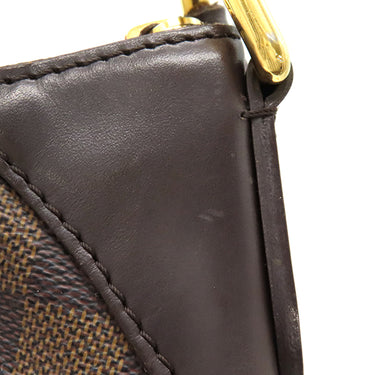 ルイヴィトン LOUIS VUITTON テムズPM N48180 ダミエエベヌ ダミエキャンバス ショルダーバッグ ゴールド金具 茶 ハンドバッグ ワンショルダー 肩掛け